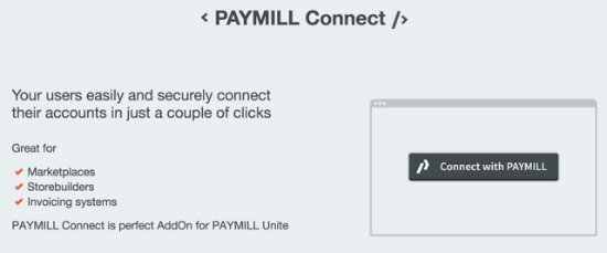 Paymill Connect