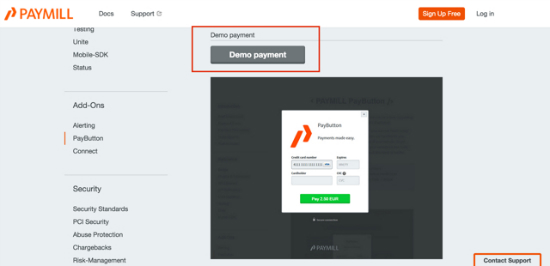 Der Paybutton
