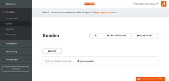 Das Verwalten von kundenspezifischen Information